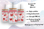 Strawberry Coquette Valentine PNG, a Pattern Graphic by TumblerArtDS (Thumbnail 3 of 3)