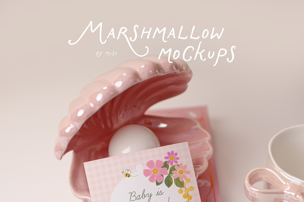 Marshmallow Frame & Card Mockups, a Product Mockup by Muse Mockups (Photo 4 of 13)