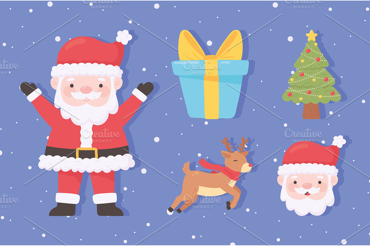 christmas santa claus, an Illustration by studiogstock