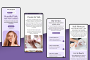 Nail Studio Wix Studio Website, a Wix Template by Kitteeh (Thumbnail 8 of 11)