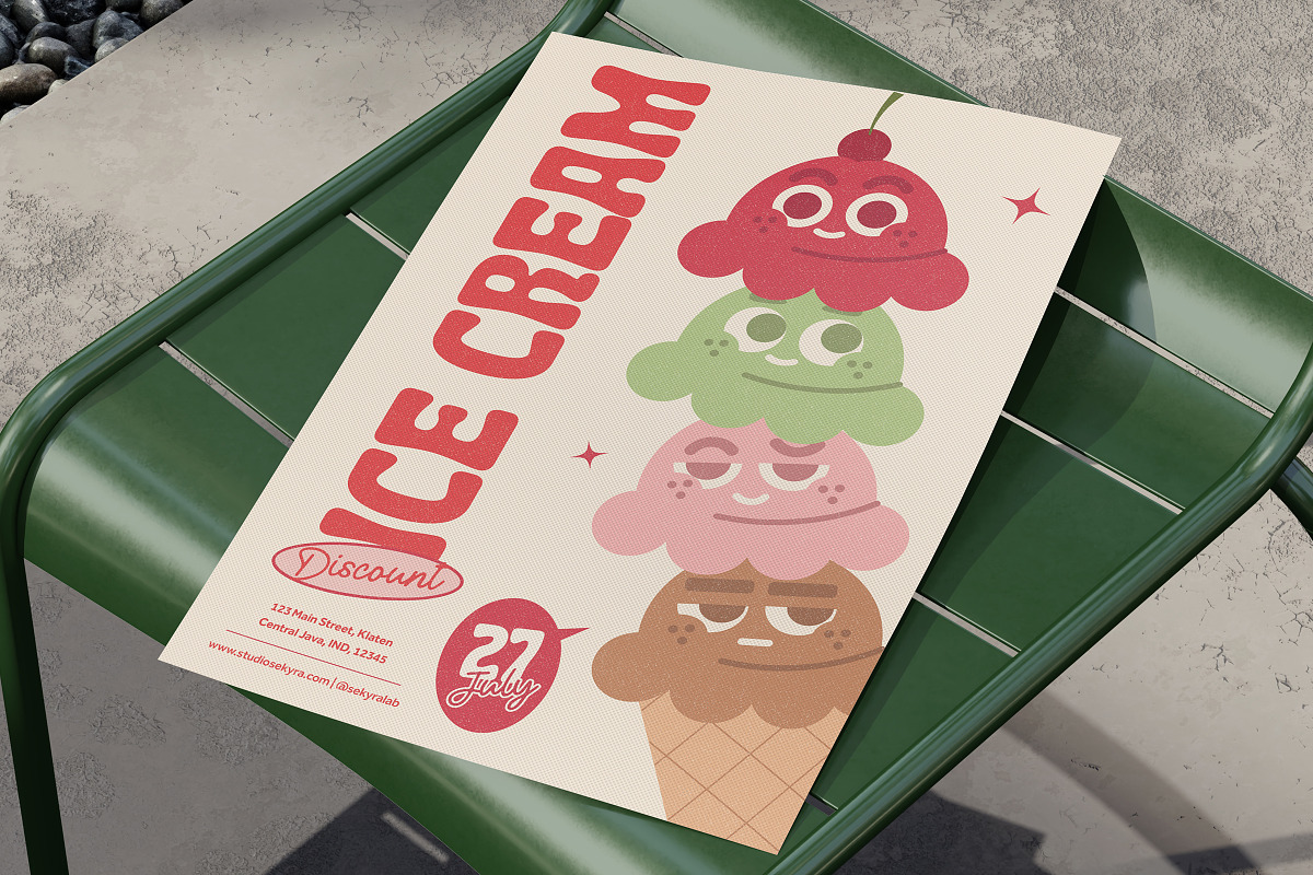 Funkio - Funky Display Sans Font, a Sans Serif Font by Sekyra Lab (Photo 9 of 10)
