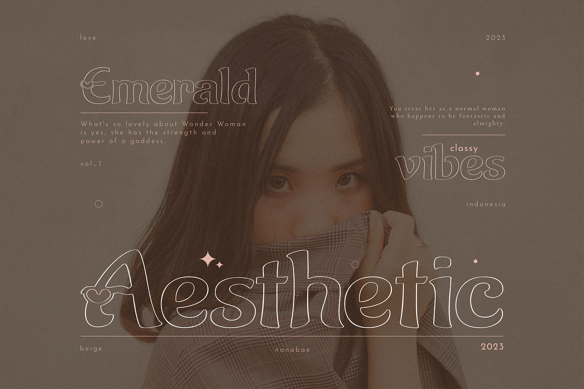 Nanabae Font Serif, a Serif Font by infernostudio3 (Photo 3 of 7)