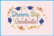 7 Graduation Motivation SVG Bundle, an Education Illustration by Artivon (Thumbnail 5 of 8)