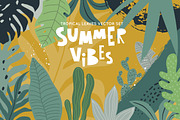 Tropical Leaves, pattern, prints, a Decorative Illustration by Barkova Nadya (Thumbnail 1 of 7)
