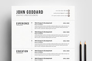 Interactive Resume / CV Template, a Resume Template by graphicforest (Thumbnail 1 of 4)