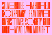 GR SANG - Condensed Display Typeface, a Sans Serif Font by Garisman Std (Thumbnail 7 of 16)