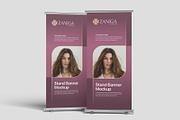 Realistic Roll Up Banner Mockup PSD, an Advertising Mockup by MA-KING_ART (Thumbnail 4 of 5)