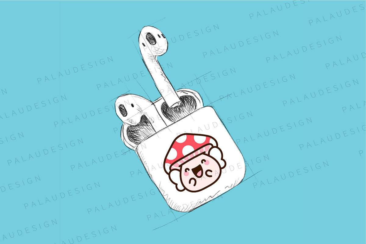 Cute Kawaii Fly Agaric Mushroom, a Seasonal Illustration by Palau (Photo 6 of 12)