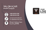 Premade Business Card Design, a Business Card Template by YUDesignStore (Thumbnail 3 of 5)