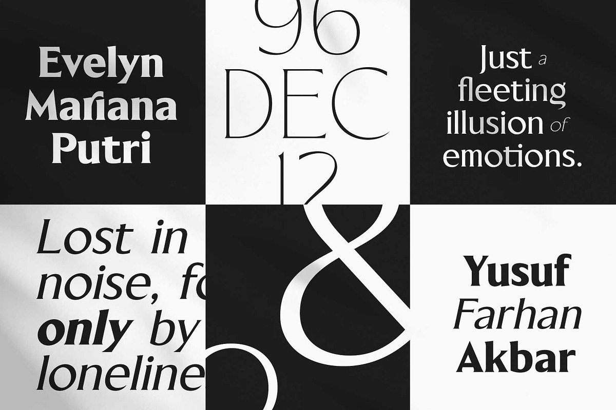 Blackney Font Family, a Serif Font by Arterfak Project (Photo 7 of 14)