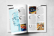 Clean Magazine Print Layout Template, a Magazine Template by Grkic Creative (Thumbnail 9 of 13)