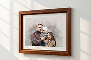 Costume Family Watercolor Art, an Action Add-On by MRI STUDIO (Thumbnail 6 of 27)