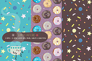 Donuts & Coffee. Graphic set, a Decorative Illustration by Good Genie (Thumbnail 4 of 8)