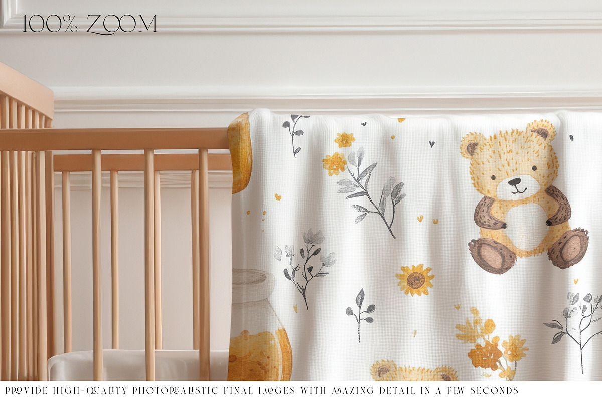 Baby Blankets PNG & PSD Mockups, a Product Mockup by mock-ups (Photo 6 of 18)