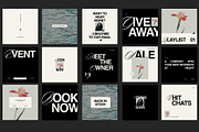 MIEL Social Media Tiles, a Social Media Template by TheMockeryShop (Thumbnail 1 of 4)