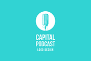 Podcast & Recording Logo Template, a Branding & Logo Template by MerdeneDesignStudio (Thumbnail 4 of 7)