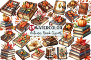 Autumn Book Fall Clipart, an Illustration by Rose Art (Thumbnail 1 of 7)