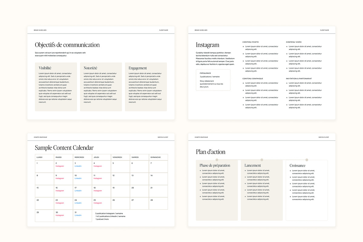 Template Stratégie de Marque, a Branding & Logo Template by MargauxQuercy (Photo 6 of 9)
