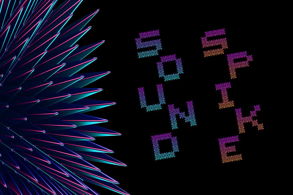 Kiriko – Layered Pattern Font, a Font by Kevin Foley Fonts (Photo 11 of 13)