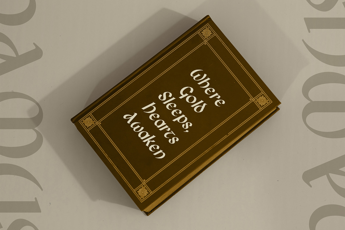 CS Shamus – Uncial Font, a Sans Serif Font by Craft Supply Co. (Photo 6 of 8)