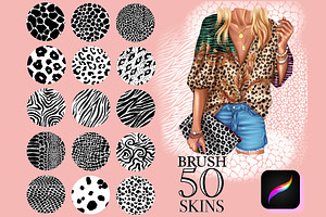 Seamless Animal Print Brush