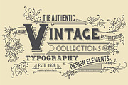 Vintage Typography Ornaments v2, an Object Graphic by G7 (Thumbnail 4 of 5)
