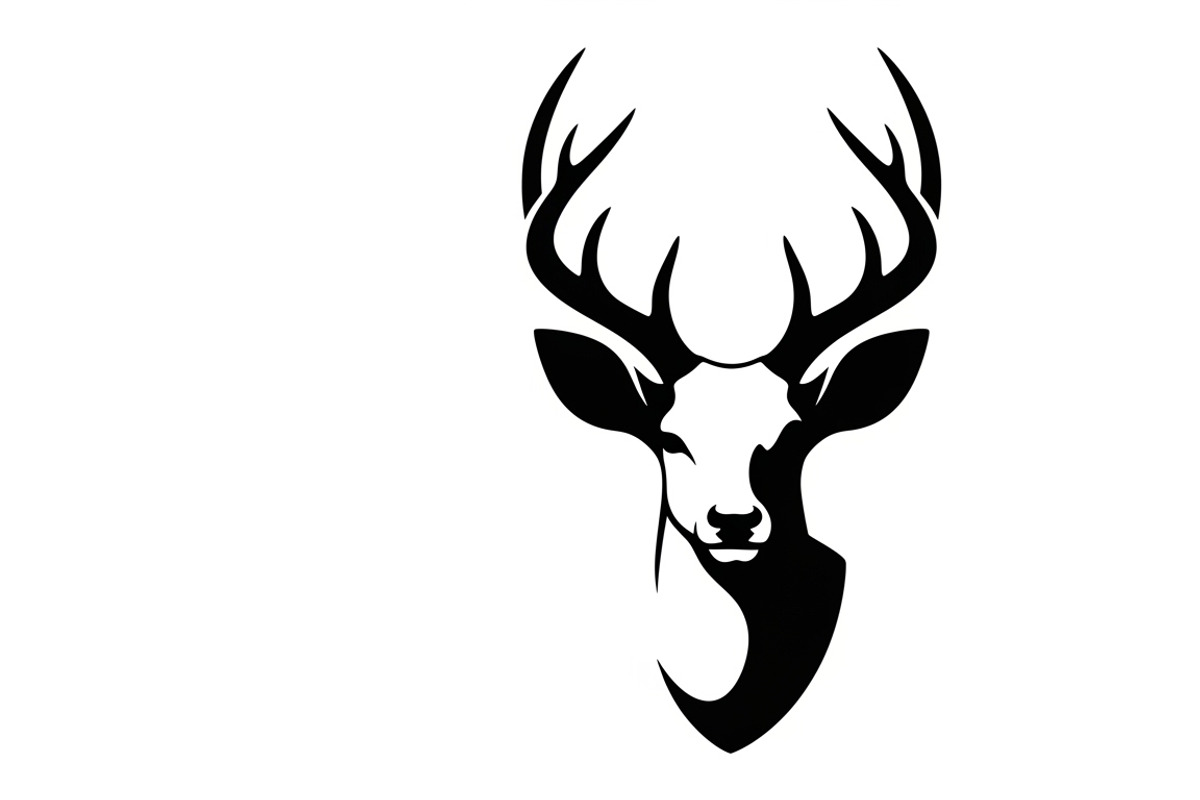deer head wall mount silhouette, an Illustration by Amazin_art (Photo 51 of 51)