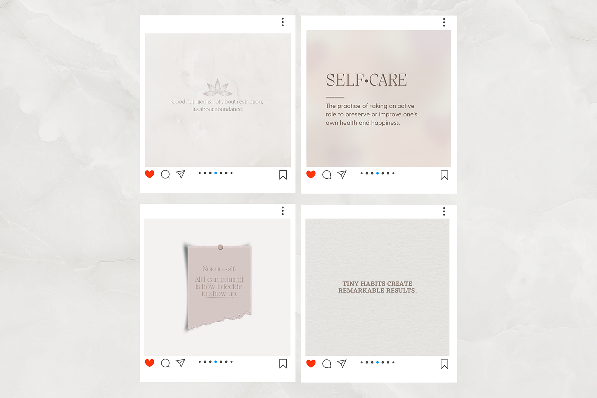 Health and Wellness Instagram Quotes, a Templates & Theme by Thrive Nutrition Studio (Photo 6 of 7)