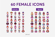 120 avatar icons-Full version, a Duotone Icon by himoki (Thumbnail 2 of 9)