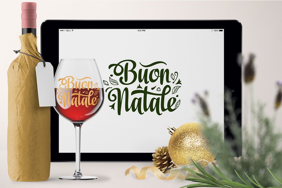 Buon Natale svg Italian Christmas, an Object Graphic by Zoya Miller (Photo 7 of 9)