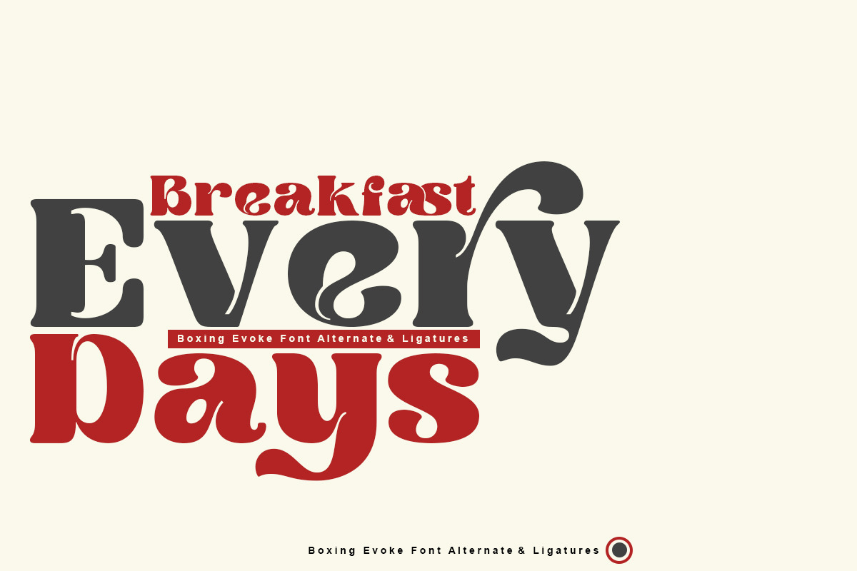 Boxing Evoke, a Blackletter Font by Bramcreative (Photo 2 of 8)