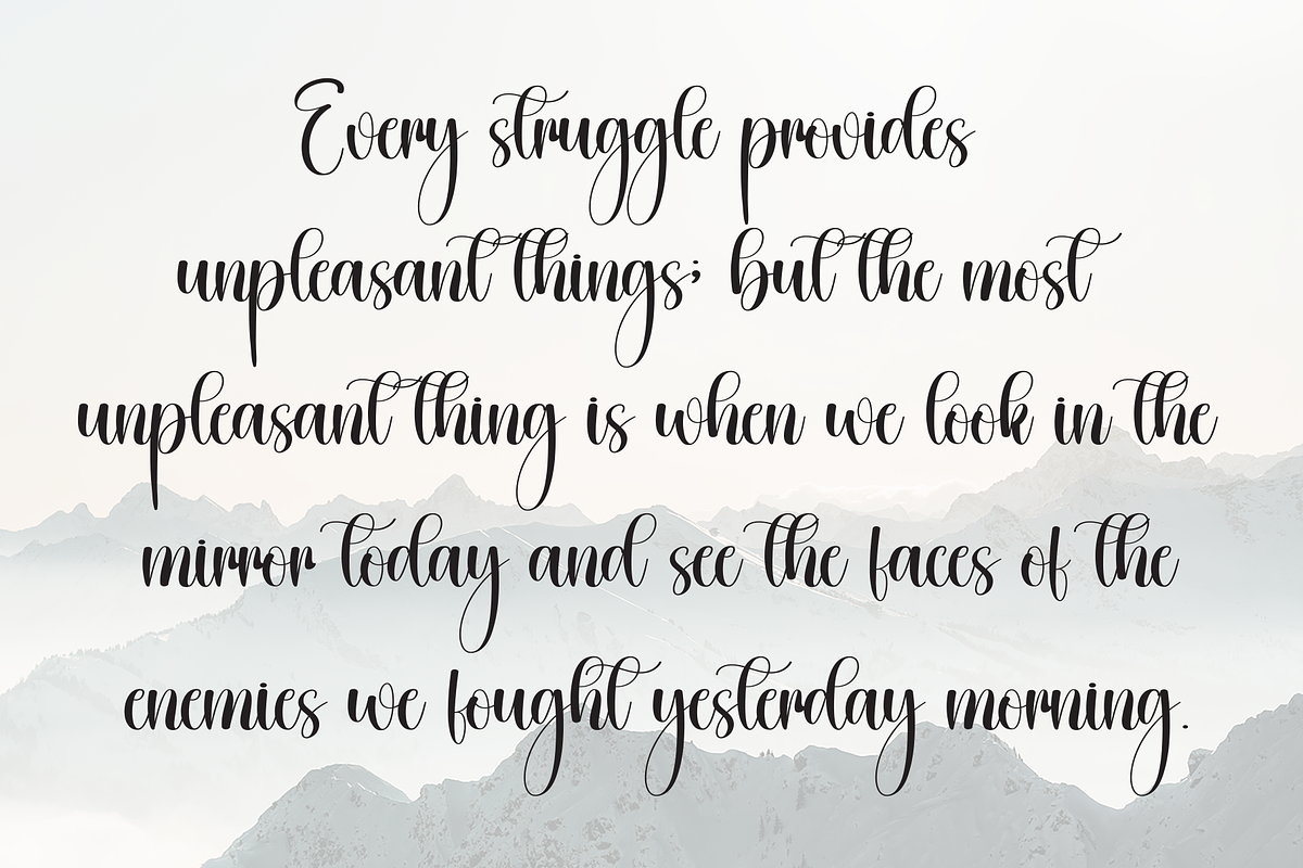Listing | Script Font, a Handwritten Font by Scratchones (Photo 6 of 9)