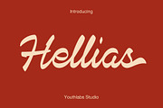 YT Hellias - Retro Script Font, a Script Font by Youthlabs Studio (Thumbnail 1 of 12)