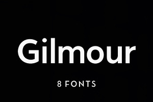 Gilmour Font Family, a Sans Serif Font by Umitype