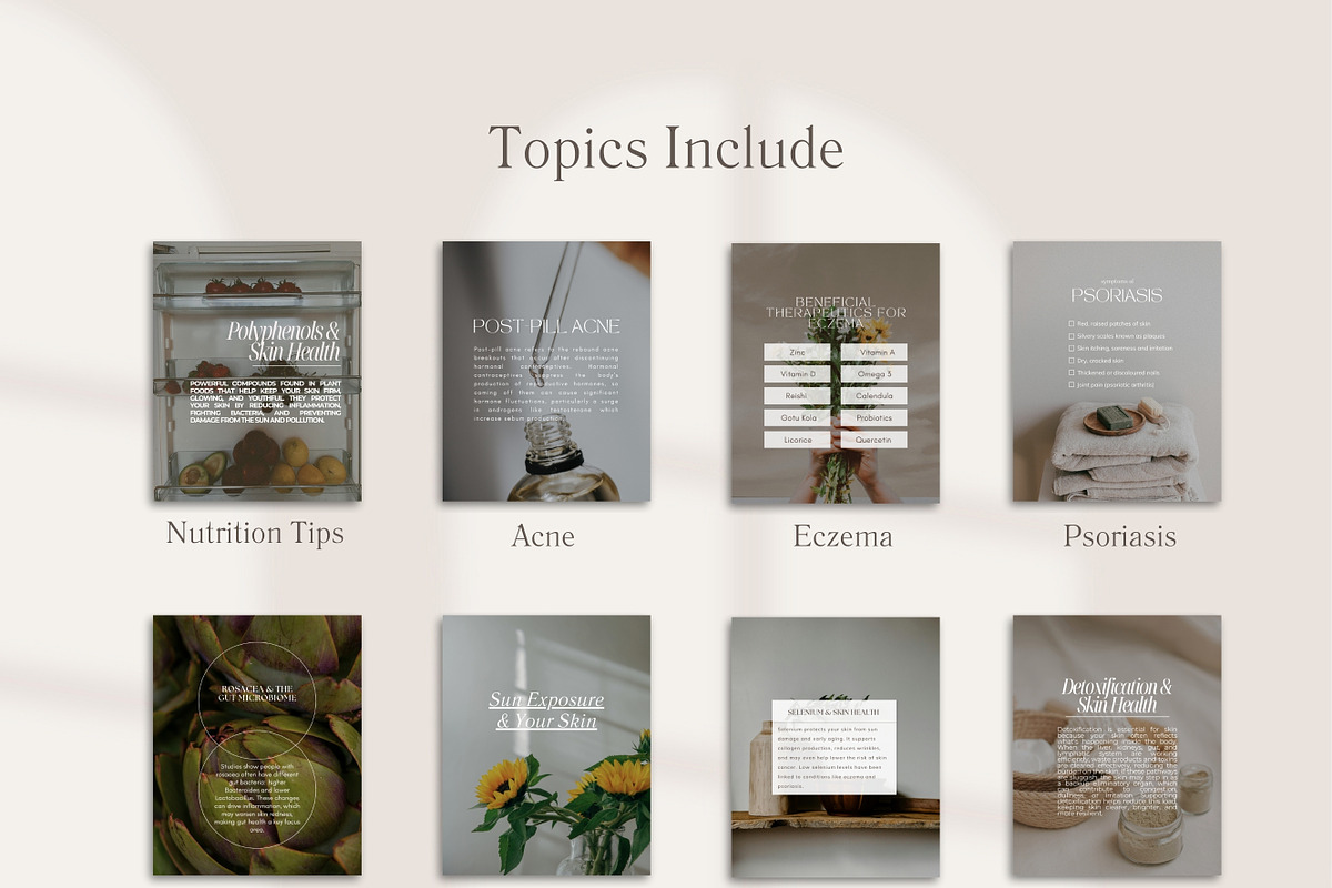 Skin Social Media Posts Canva, a Templates & Theme by Naturopath Hub (Photo 9 of 10)