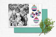 Modern Christmas Card Template, a Card Template by The Proper Type™ (Thumbnail 1 of 6)
