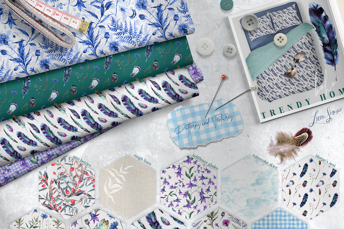 La Bucolica | Meadow Wildflowers Set, an Illustration by Inna Sinano (Photo 6 of 9)