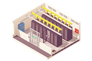 Vector isometric office interiors, a Work Illustration by tele52 (Thumbnail 14 of 17)