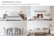 BIG BUNDLE Farmhouse Style, a Poster Template by MyHomeMockups (Thumbnail 9 of 11)