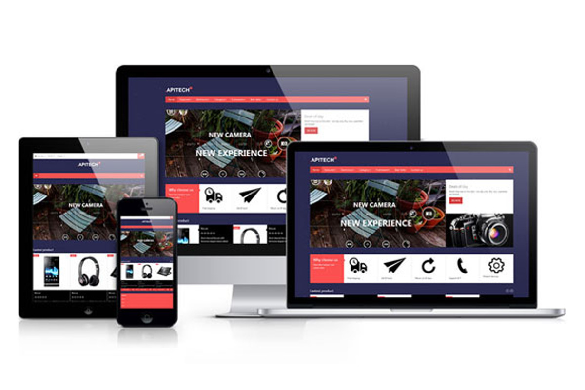 Ap Apitech Prestashop Theme, a Websites & App Template by apollotheme (Photo 1 of 8)