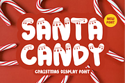 Santa Candy - Christmas Font, a Sans Serif Font by Iqsiart Studio (Thumbnail 1 of 7)