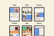 Squarespace Website template, a Squarespace Template by Ciel Lumiere (Thumbnail 4 of 8)
