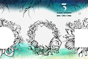 Nautical clip-art line-art graphic, an Animal Illustration by NATASHA CHU (Thumbnail 8 of 16)