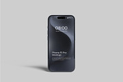 iPhone 15 Pro Mockup, an iPhone Mockup by Graphiculon (Thumbnail 4 of 11)