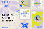 Shape Studio Vectors Pack, a Graphic by Youandigraphics (Thumbnail 1 of 11)