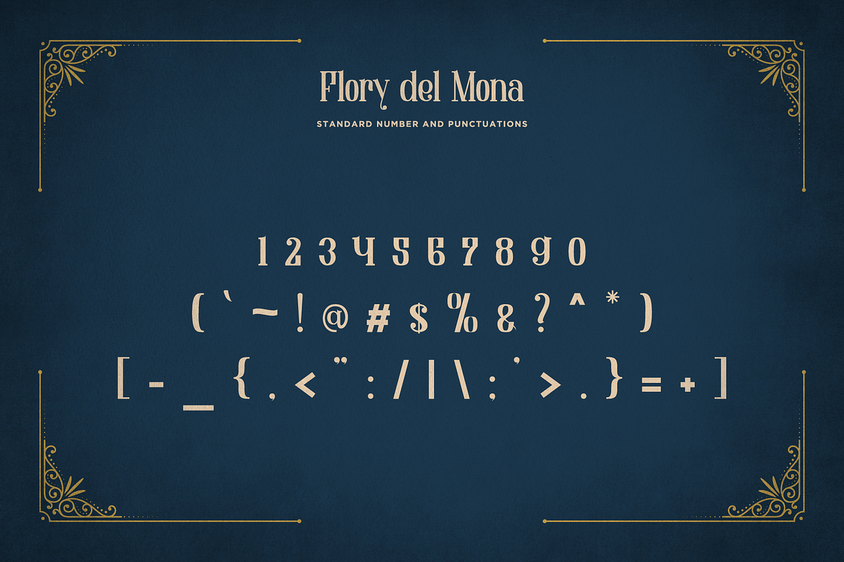 Flory del Mona, a Serif Font by ilhamtaro (Photo 8 of 11)