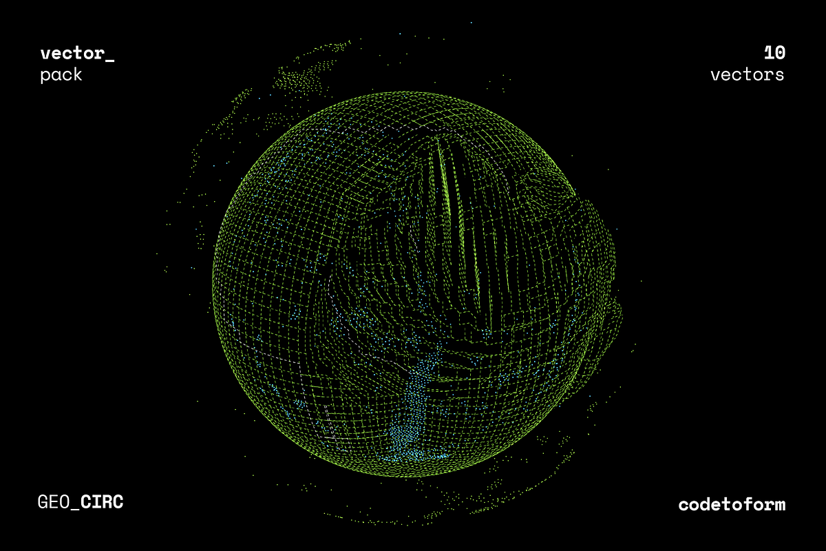 GEO_CIRC Vector Pack, a Background Graphic by codetoform (Photo 4 of 14)