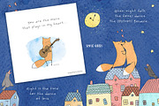 Cute Vector&Watercolor graphics, an Animal Illustration by Eva Katerina (Thumbnail 2 of 21)