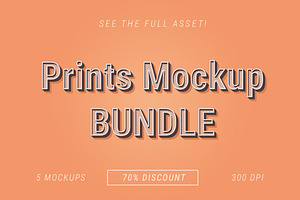 Prints Mockup Bundle
