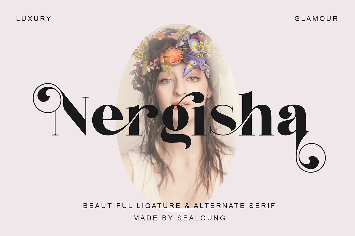 Nergisha, a Serif Font by Sealoung (Photo 1 of 15)